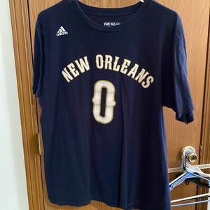 Adult Adidas New Orleans Pelicans Demarcus Cousins Tshirt Size LG